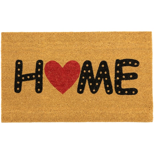 Northlight Home Heart Outdoor Rectangular Doormat, One Size, Brown